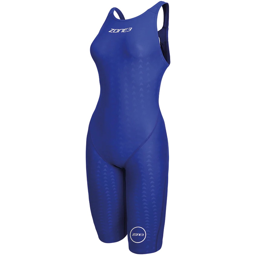2026 Zone3 Womens Performance Speed Sleeveless Swim Kneeskin SW18WFKS106 - Blue